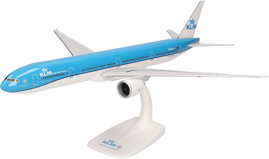Amazon.com: Herpa Snap-Fit Model Airplane KLM Boeing 777 300ER