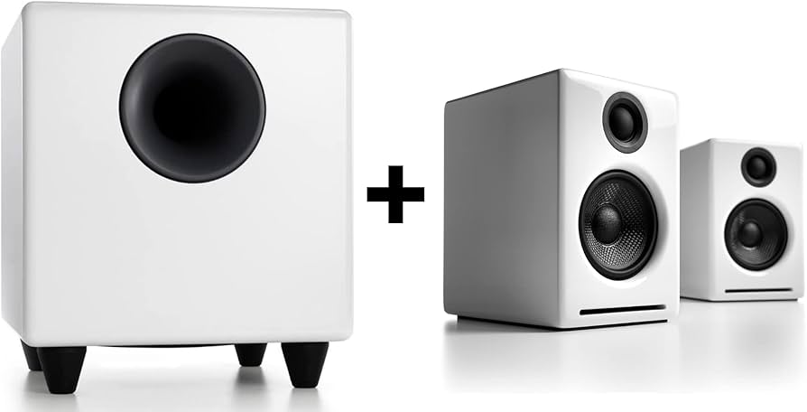 Amazon.com: Audioengine A2 White Wireless Computer Speakers for