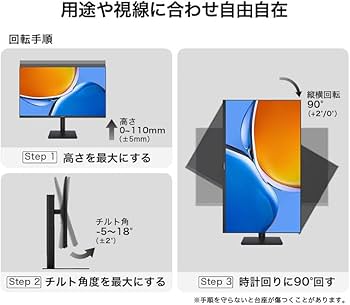 Amazon.co.jp: HUAWEI MateView SE 縦横回転版 23.8インチ モニター