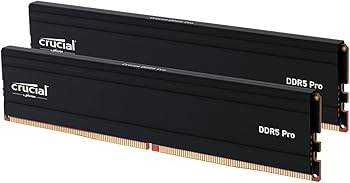 Crucial Pro 96GB DDR5 RAM Kit (2x48GB), 5600MHz (or 5200MHz or