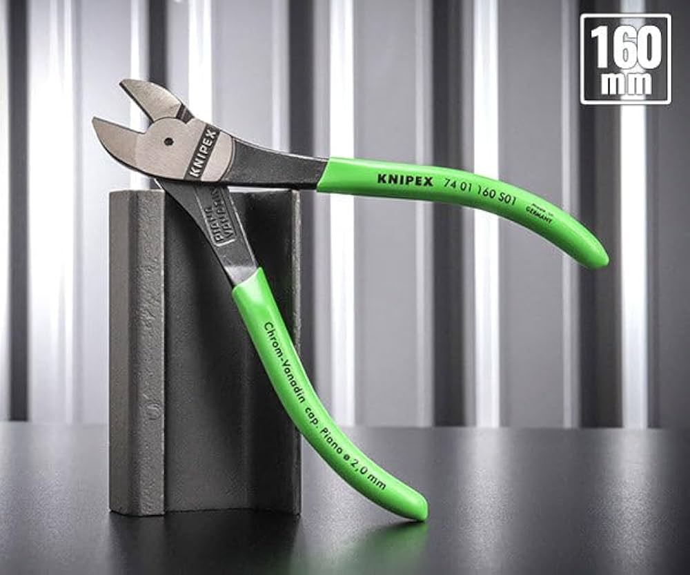 Amazon.co.jp: KNIPEX 7401-160S01 Strong Oblique Nipper (For Hard