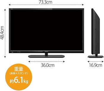 Amazon | シャープ 32V型 AQUOS 液晶テレビ 2T-C32AE1 2T-C32AE1