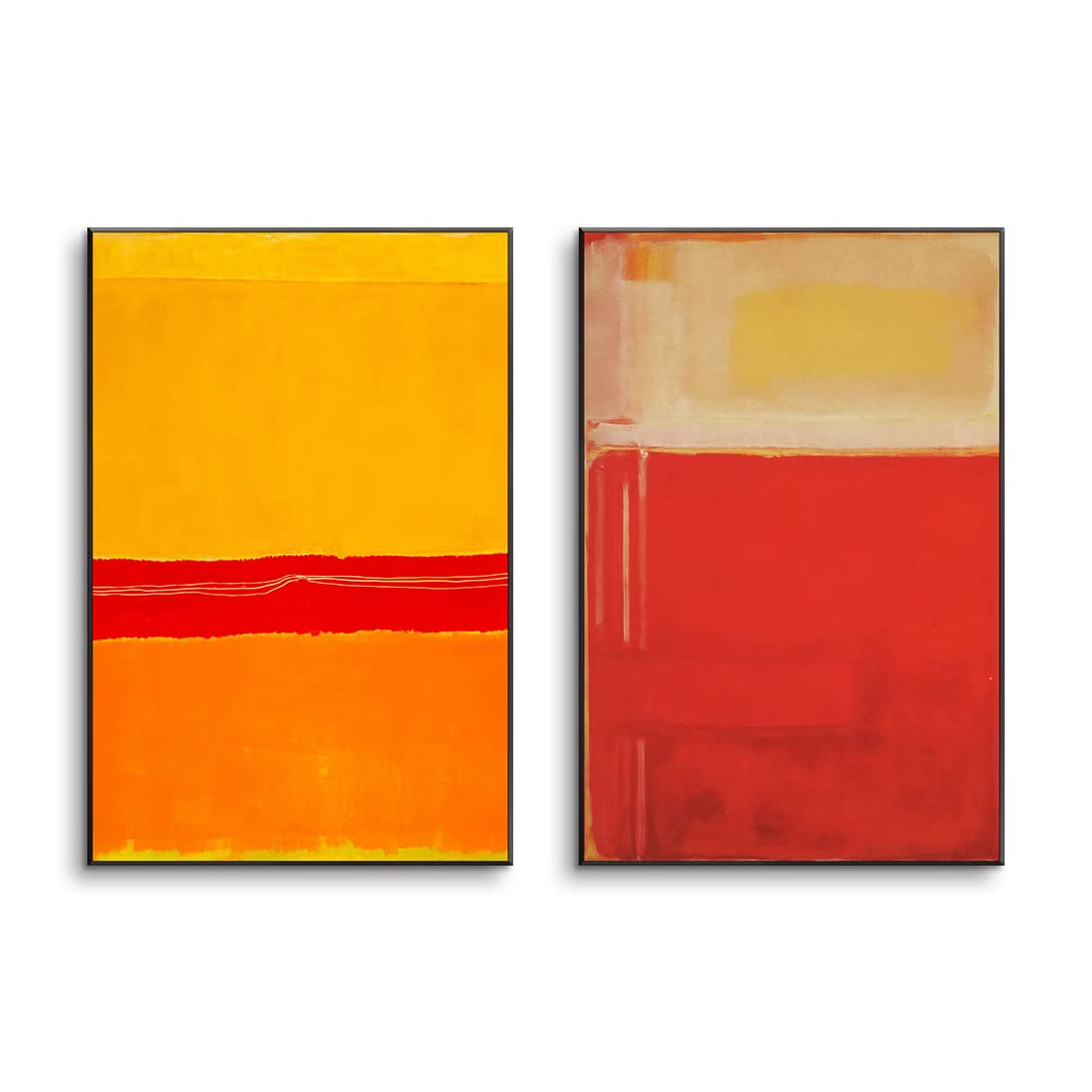 Amazon.co.jp: マークロスコ アートパネル 2枚 飾り絵 Mark Rothko 色
