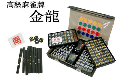 Amazon.co.jp: NorthwaySports 麻雀牌【金龍(黒牌)】 : おもちゃ