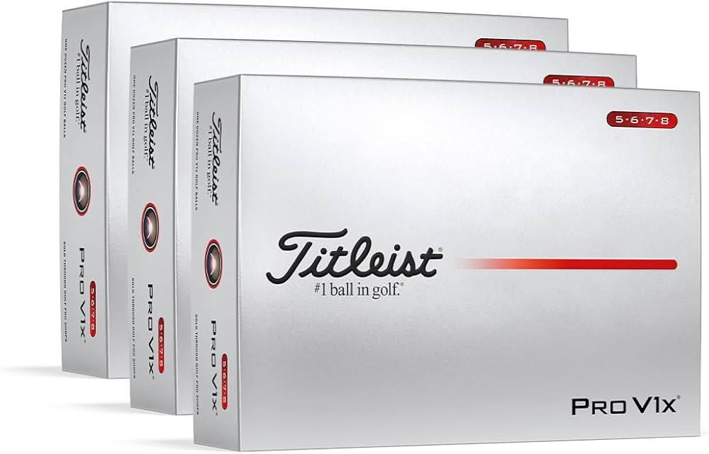Amazon.co.jp: タイトリスト PRO V1x 2025 ハイナンバー・ホワイト【3