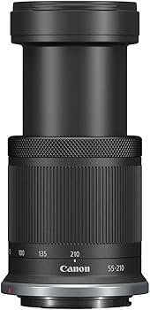 Amazon.com : Canon RF-S55-210mm F5-7.1 is STM for APS-C Mirrorless
