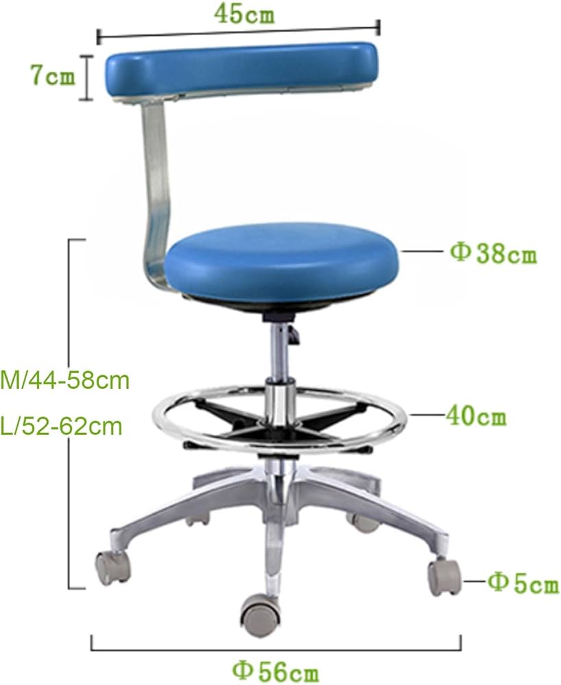 Amazon.co.jp: 歯科医のスツール 歯科アシスタントチェア アームレスト