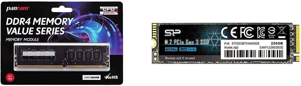 Amazon | 【セット買い】CFD販売 Panram デスクトップPC用 メモリ DDR4