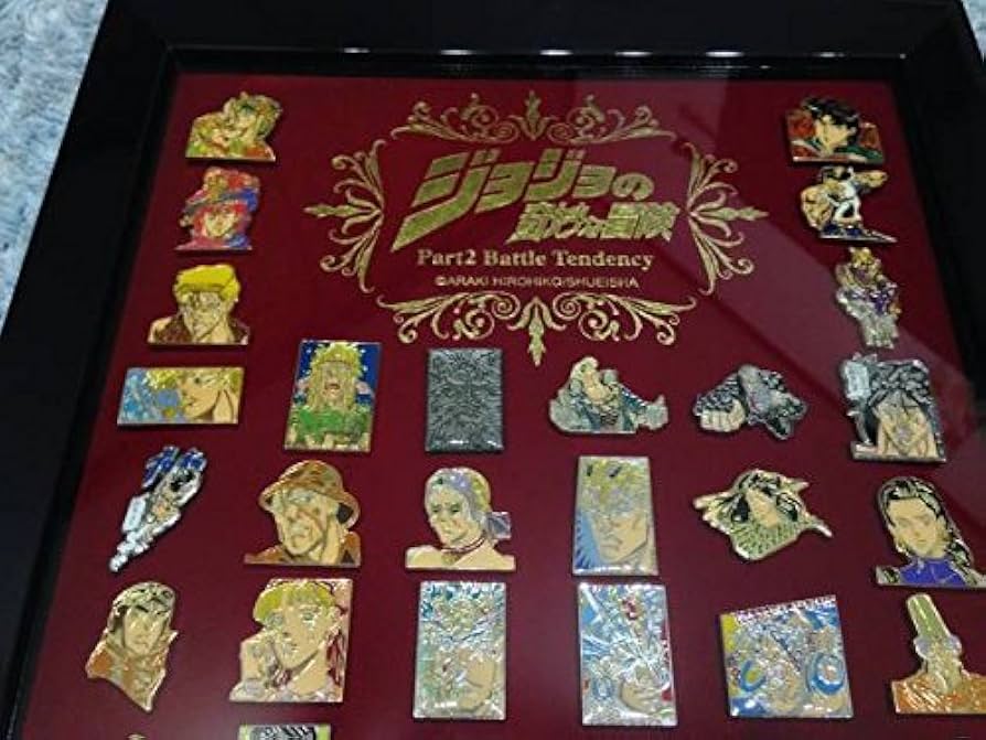Amazon | 2部 二部 ジョジョ の奇妙な冒険 ピンズ セット 額装 SET
