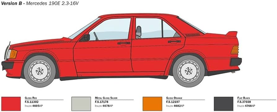 Amazon | イタレリ 1/24 メルセデス・ベンツ 190E 2.3 16V/1984