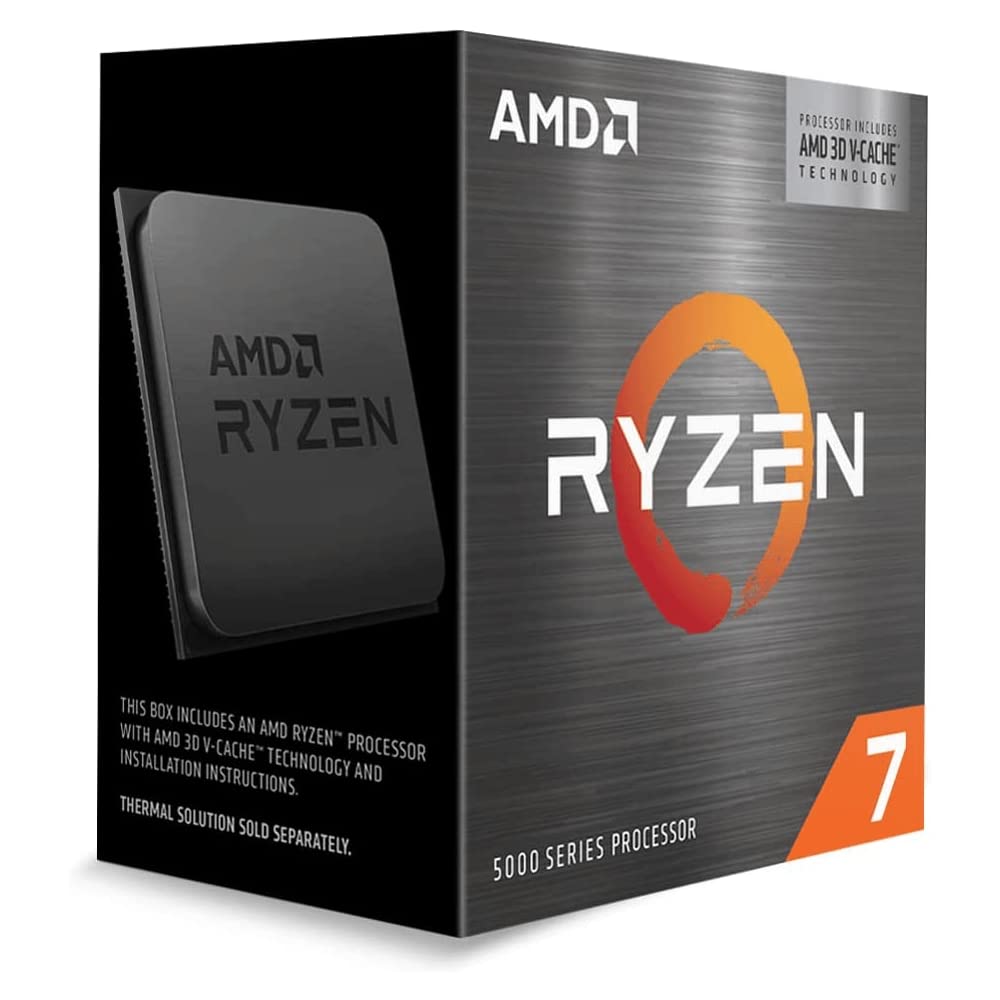 AMD Ryzen 7 5800X3D 8-core, 16-Thread Desktop Processor with AMD