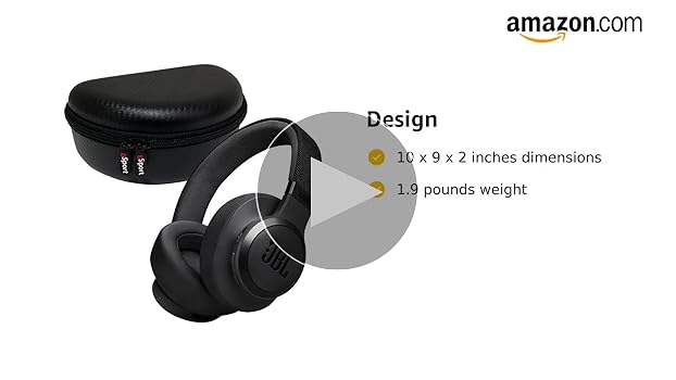 Amazon.com: JBL Live 770NC Wireless Over Ear Noise Cancelling