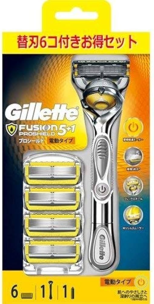 Amazon.co.jp: P&G ジレット プロシールド5+1 パワー ホルダー 電動