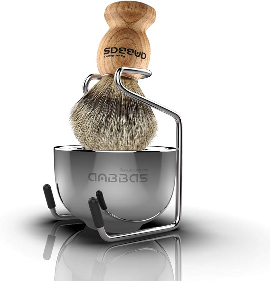 Amazon | Easy Raku®ひげブラシ シェービングブラシセット 3点セット