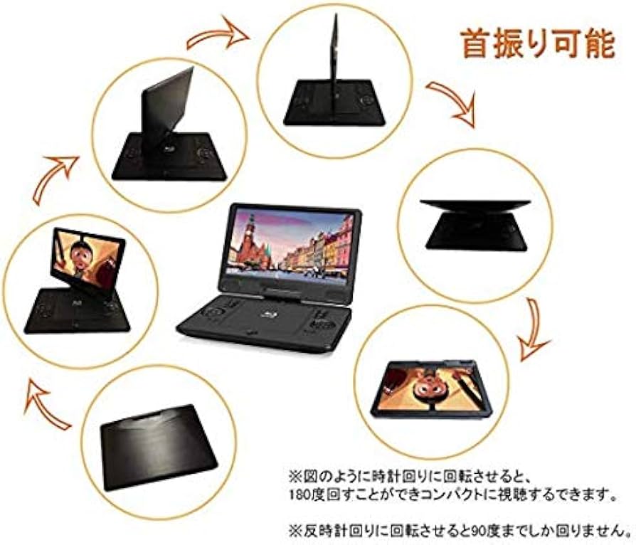 Amazon | アグレクション 11.6インチ ポータブルブルーレイディスク