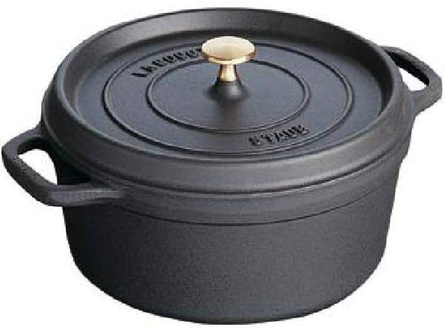 Amazon.co.jp: ストウブ ピコ・ココットラウンド 18cm ブラック
