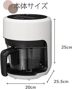 Amazon.co.jp: CCP ノンオイルフライヤー ガラスノンフライオーブン