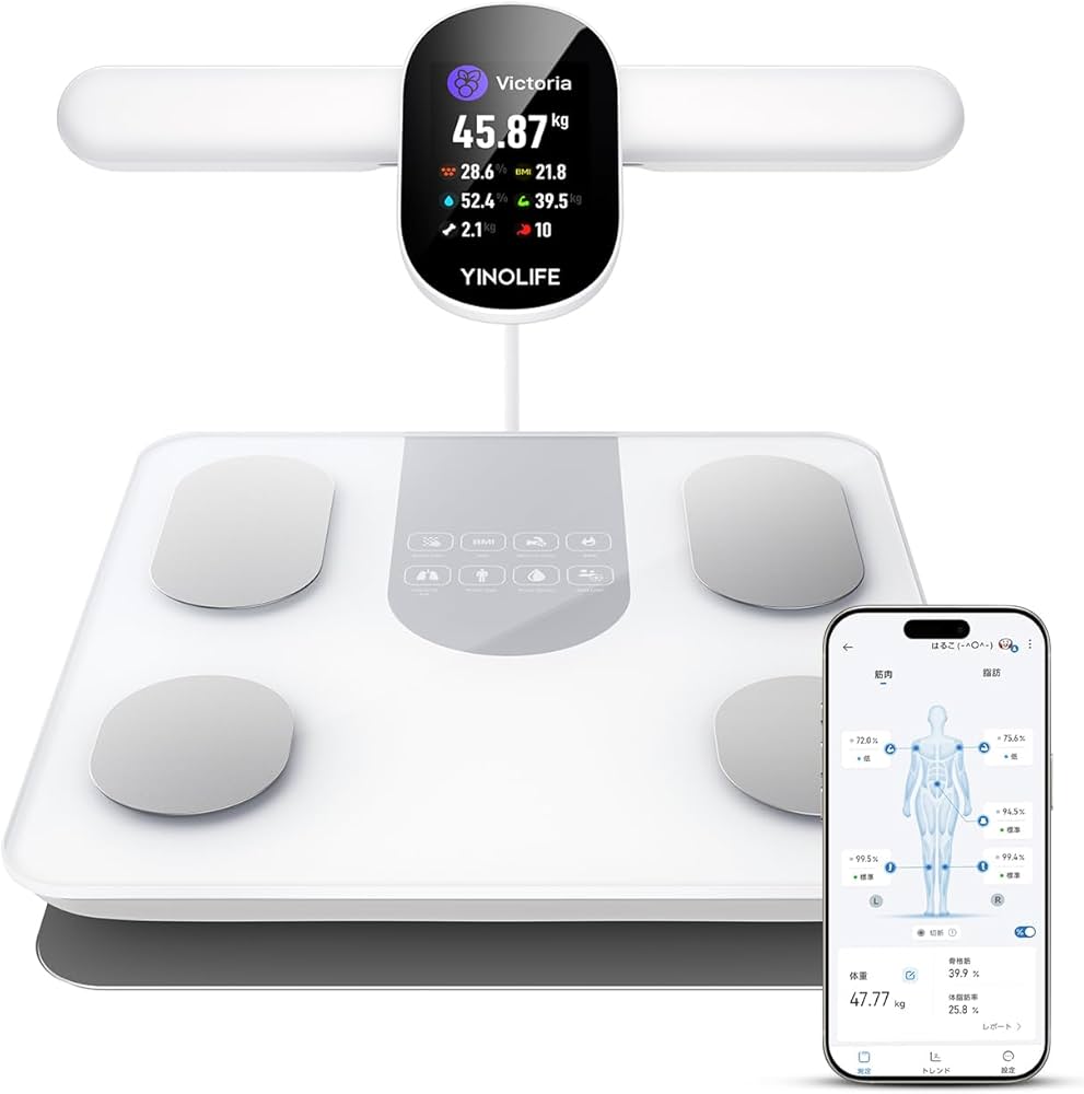 Amazon.co.jp: 【2025年モデル】【58項目分析 部位別測定 スマホ連動