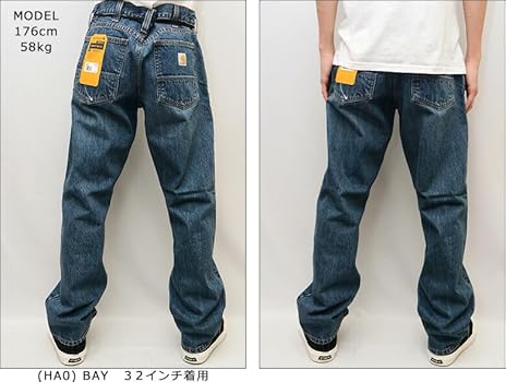 Amazon | [カーハート] RELAXED-FIT TAPERED JEAN [W32 x L30] (HA0)_