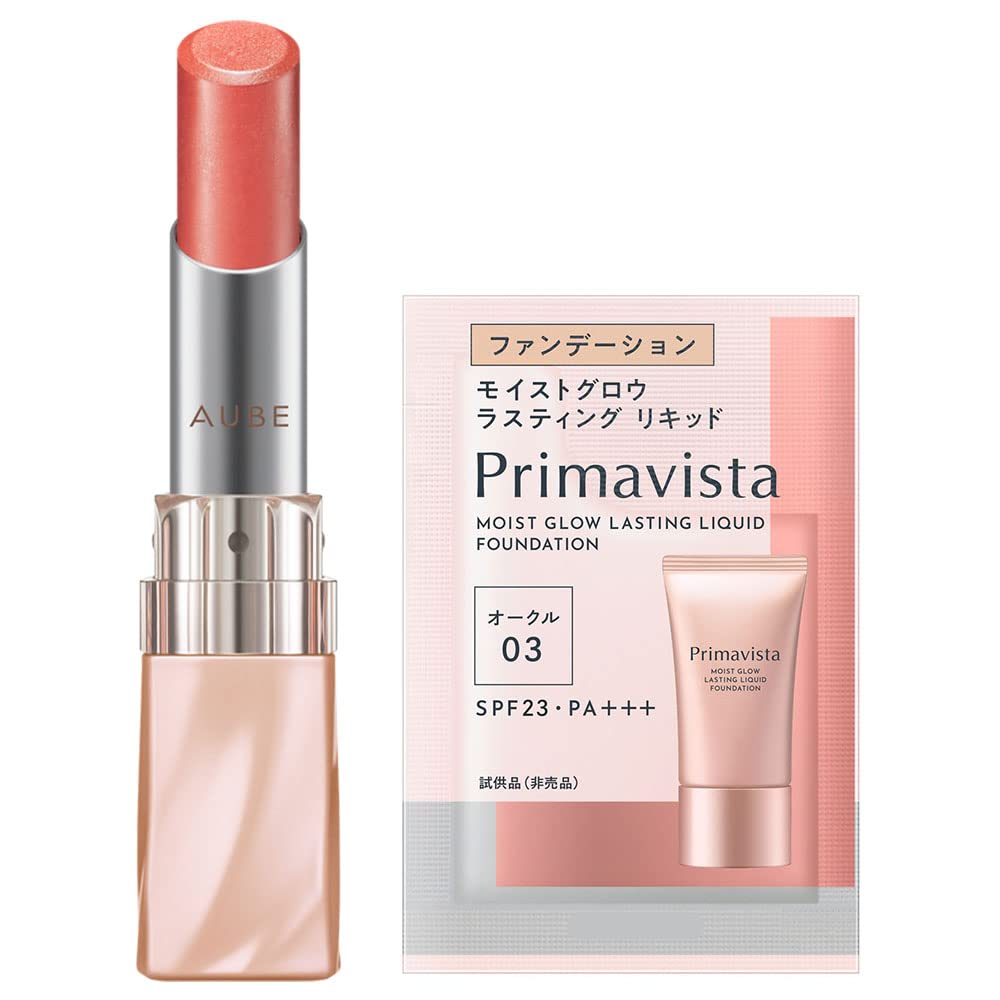 Amazon | AUBE(オーブ) なめらか質感ひと塗りルージュPK17 +おまけ付