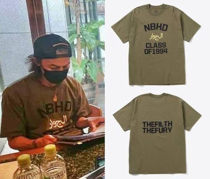 Amazon.co.jp: B'z 稲葉浩志 着用 Tシャツ M ネイバーフッド カーキ