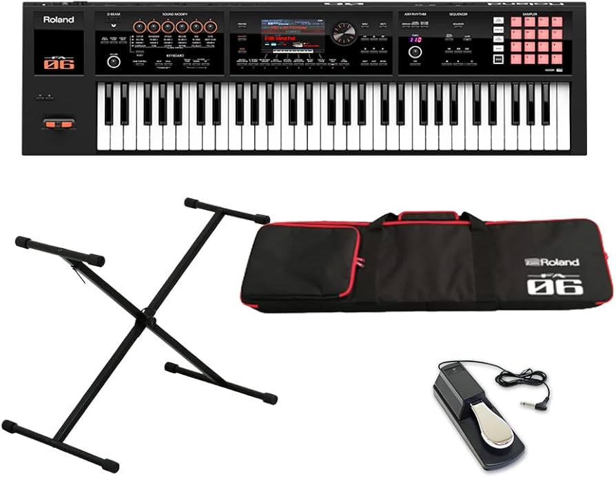 Amazon | Roland FA-06 シンプル4点セット シンセサイザー 【ケース