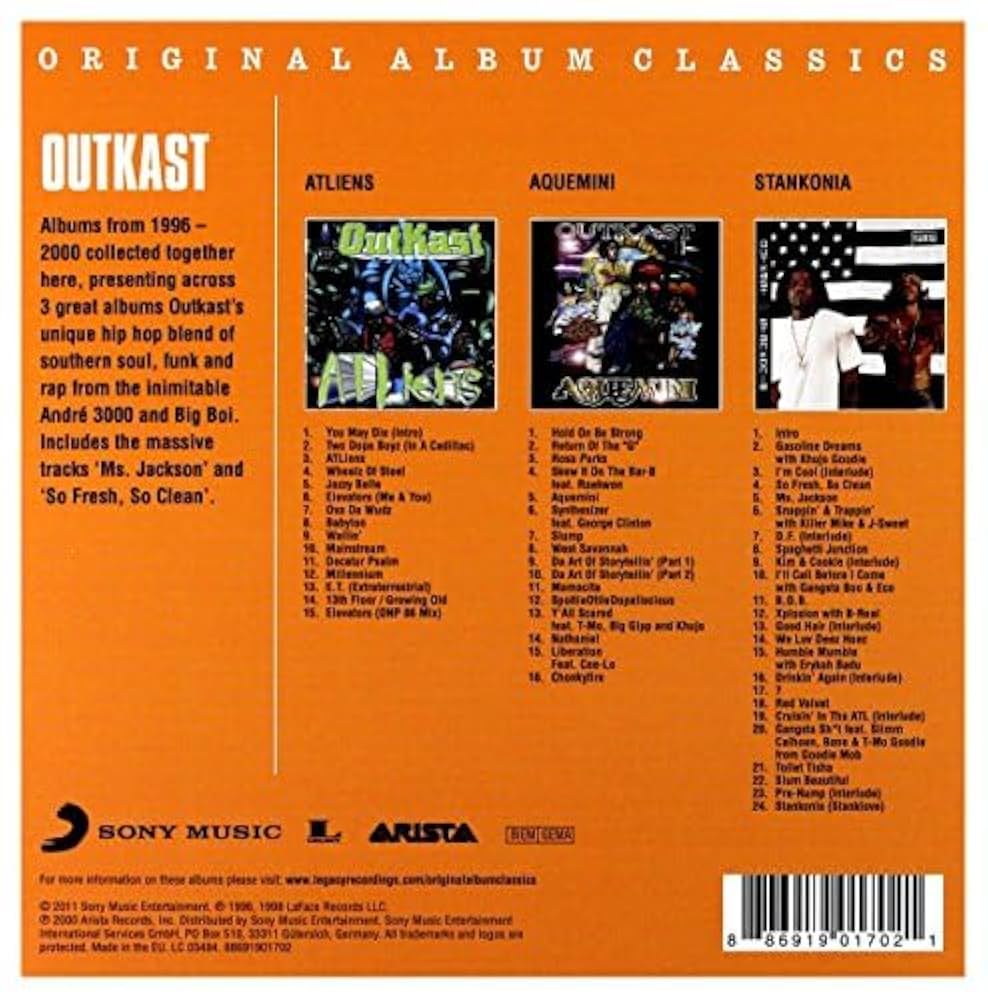Original Album Classics: OutKast, OutKast, Multi-Artistes: Amazon