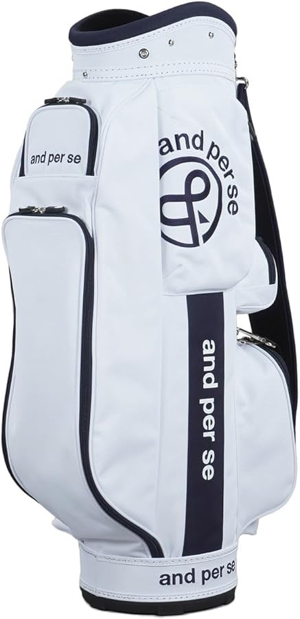 Amazon.co.jp: [アンパスィ] キャディバッグ キャディバッグ ホワイト