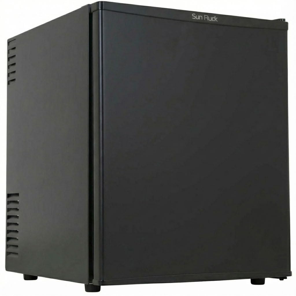 Amazon | SunRuck 冷蔵庫 小型 静冷 48L ブラック ペルチェ方式 強化