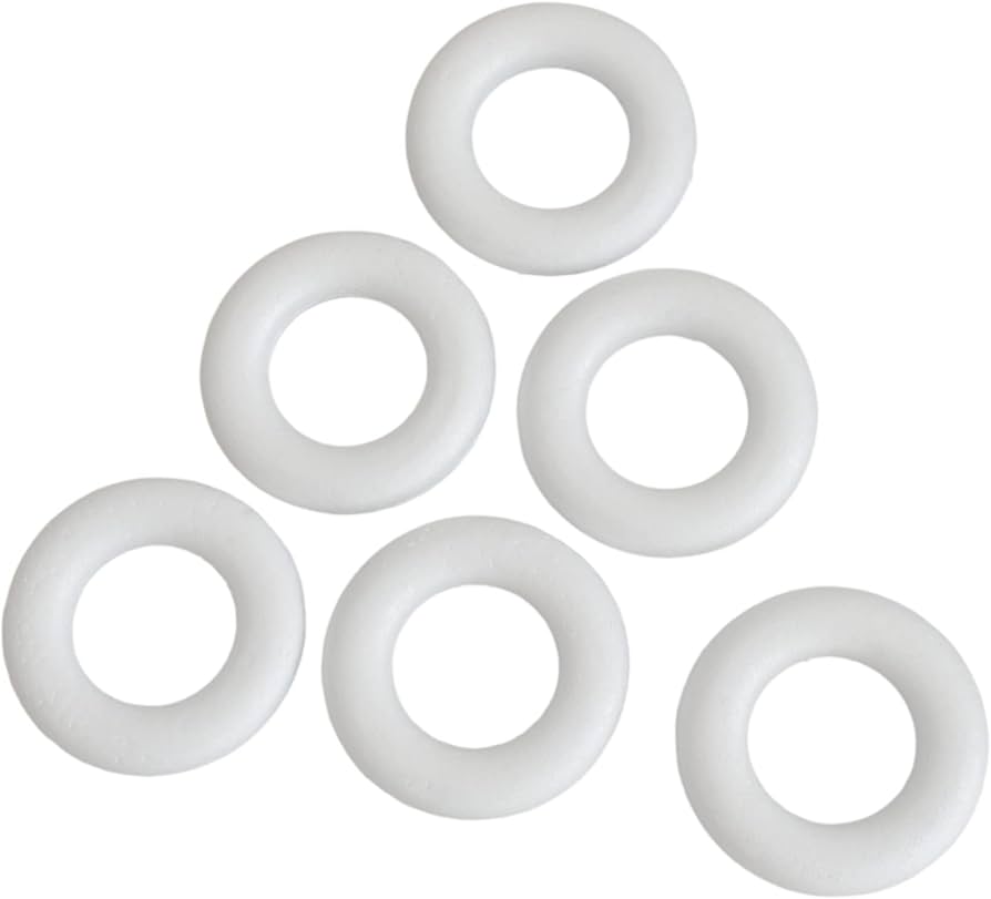 Amazon.co.jp: MYmama 発泡スチロール リース リング リース 土台 材料