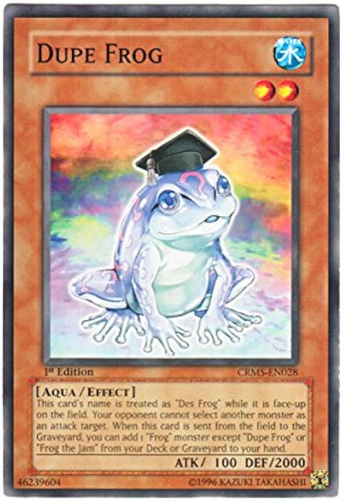 Amazon.co.jp: 遊戯王 英語版 CRMS-EN028 Dupe Frog 魔知ガエル