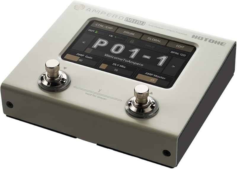 Hotone Ampero Mini - Hotoneのマルチエフェクター「Amperoシリーズ
