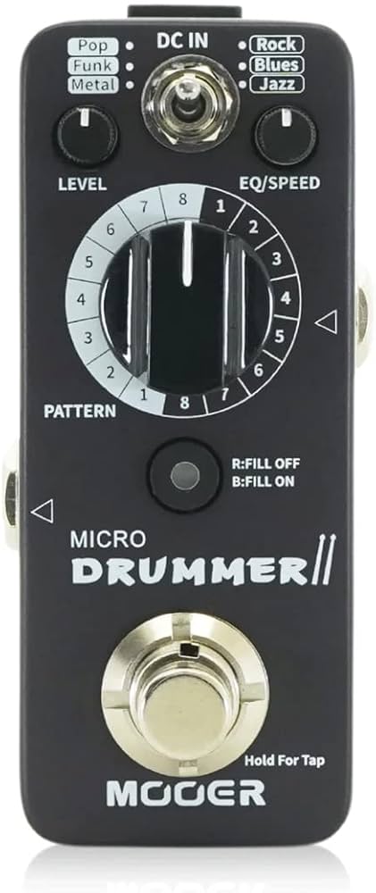 Amazon | Mooer ムーアー Micro Drummer II ドラムマシンペダル