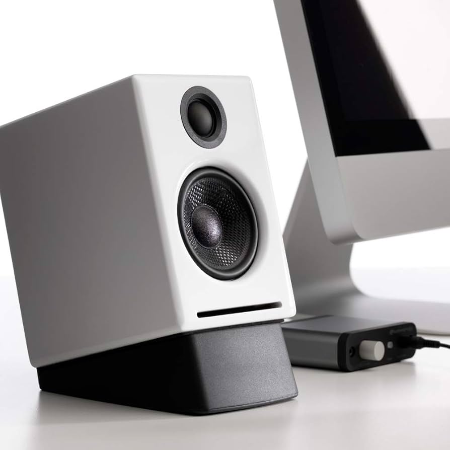 Amazon.com: Audioengine A2 Red Computer Speakers with S8 White