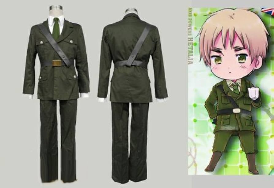 Amazon.co.jp: コスプレ衣装 Axis Powers ヘタリア イギリス軍服 : ホビー