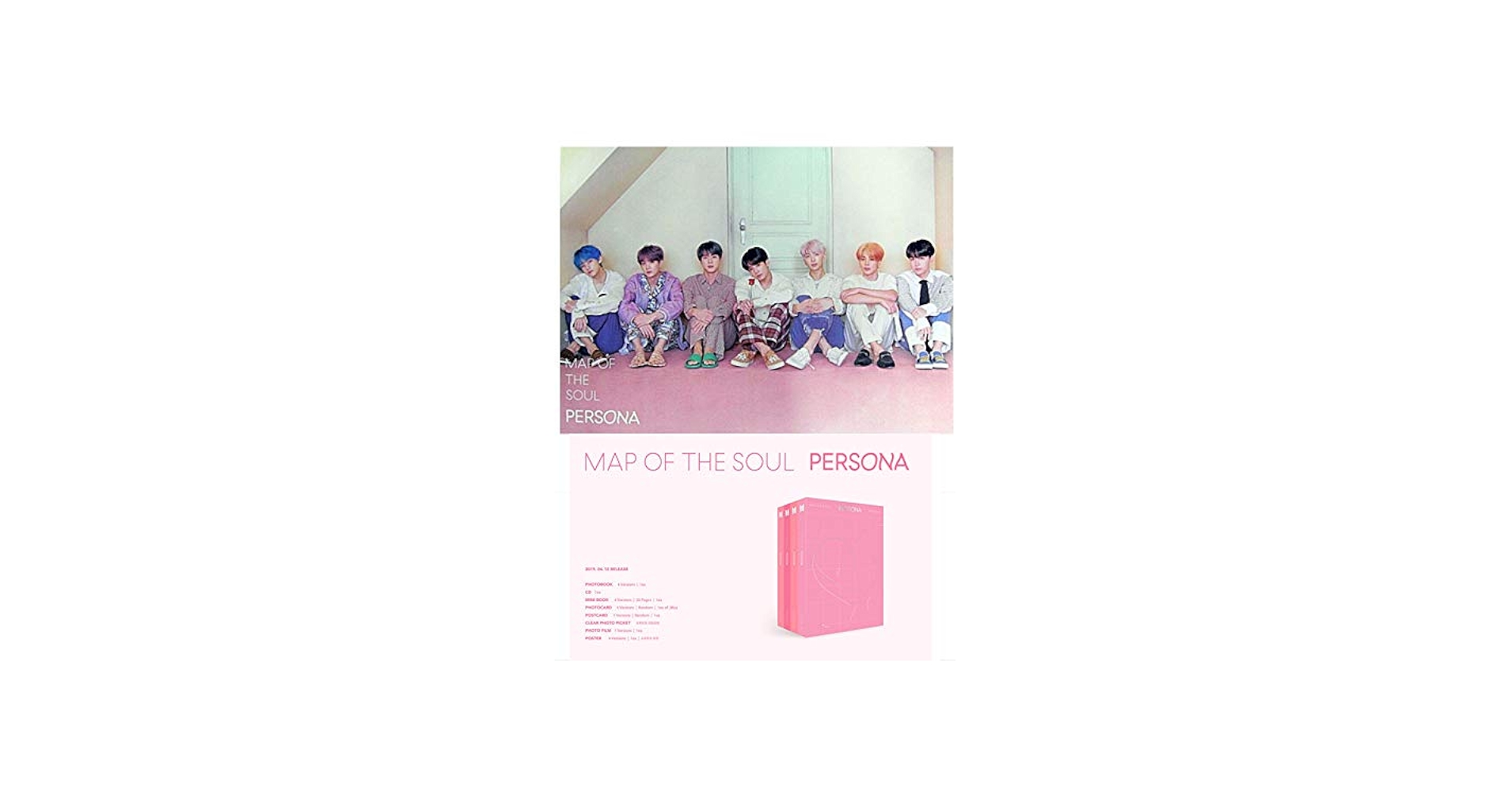 Amazon.com: BTS (Version 3) Map of The Soul Persona Album Bangtan