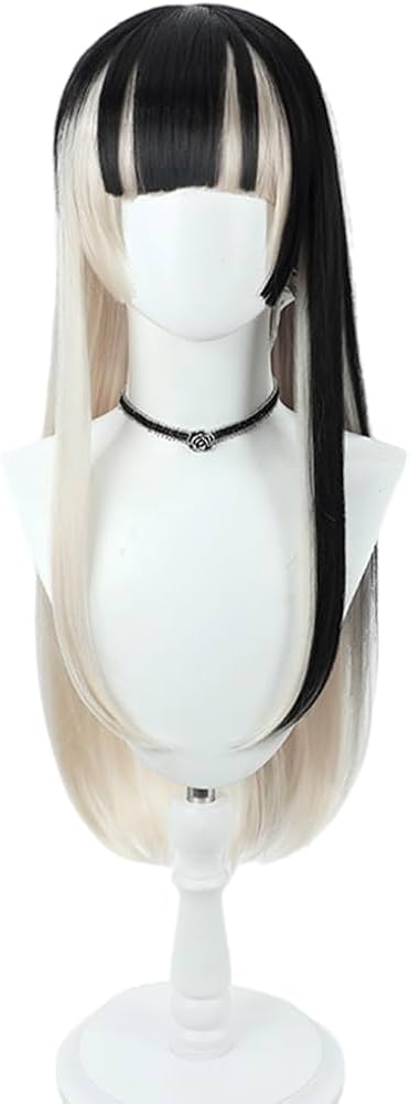 Amazon.co.jp: ロングペン 儒烏風亭らでん 姫カットコスプレ ウィッグ