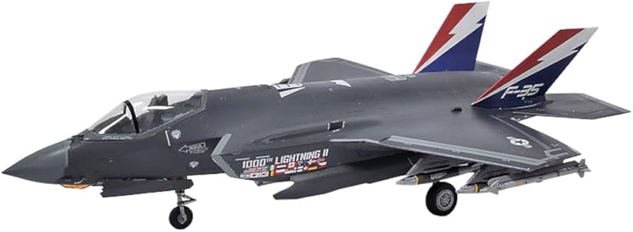 Amazon.com: Academy 1/72 F-35A Lightning II 1000th Plastic Model