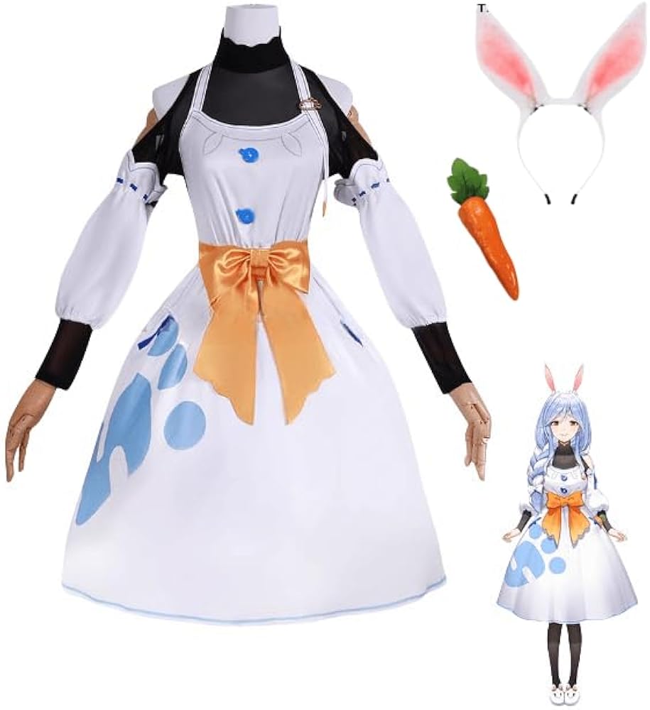 Amazon.co.jp: 兎田ぺこら マミー コスプレ衣装 （ウィッグ 靴 別売り
