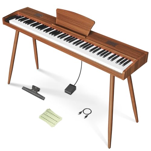 Amazon.co.jp: 【新木製モデル 家具調ピアノ】Longeye ロンアイ 電子