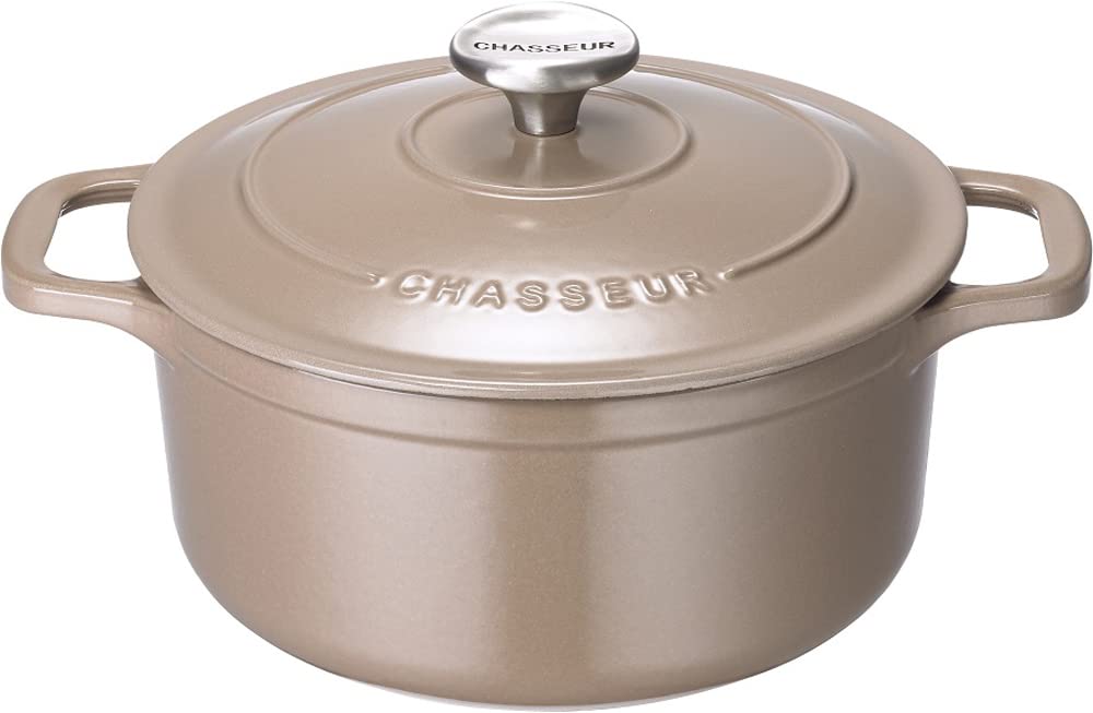 Amazon.co.jp: CHASSEUR サブライム ラウンドキャセロール 24cm マロン