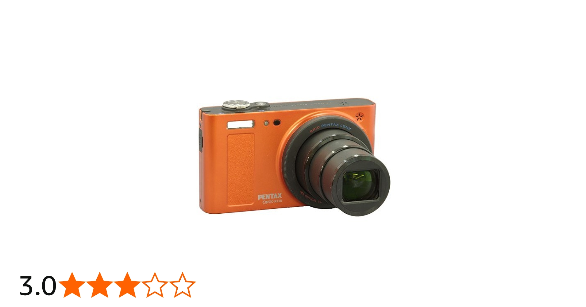 Amazon | PENTAX デジタルカメラ Optio RZ18(メタリックオレンジ)1600