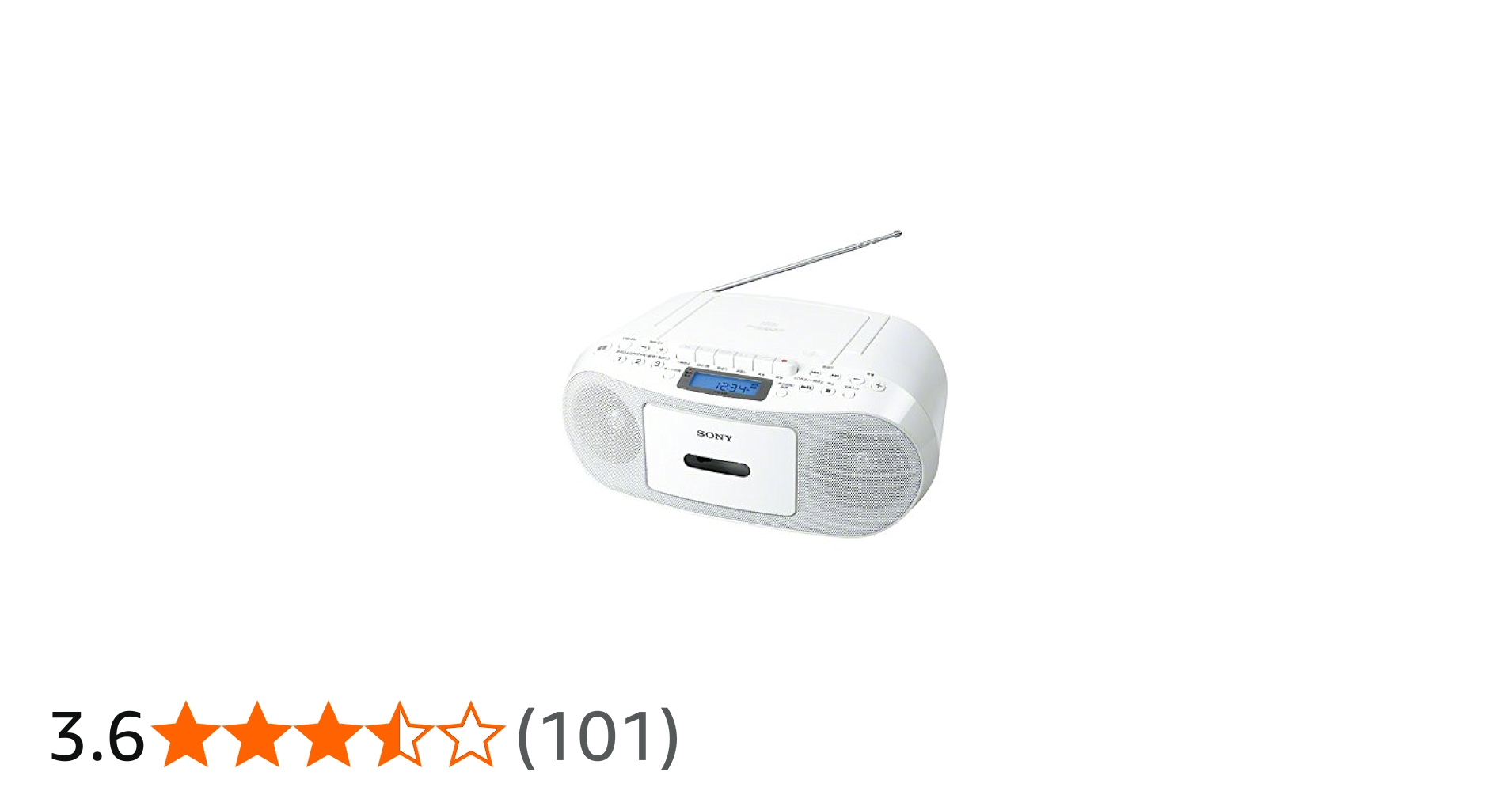 Amazon.co.jp: ソニー CDラジオカセットコーダー S50 ホワイト CFD-S50