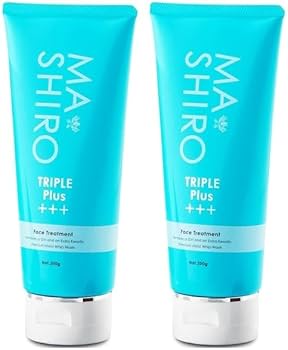 Amazon | マシロ トリプルプラス フェイストリートメント 200g 2本
