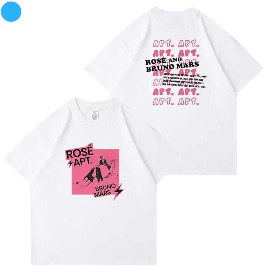 Amazon.co.jp: ROSE ロゼ 人気曲 APT グッズ Tシャツ 印象 夏服 半袖