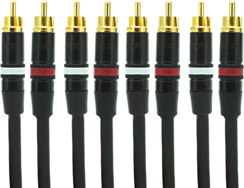 Amazon | オーディオファン RCAケーブル 短い 30cm ケーブル径 Φ5.6mm