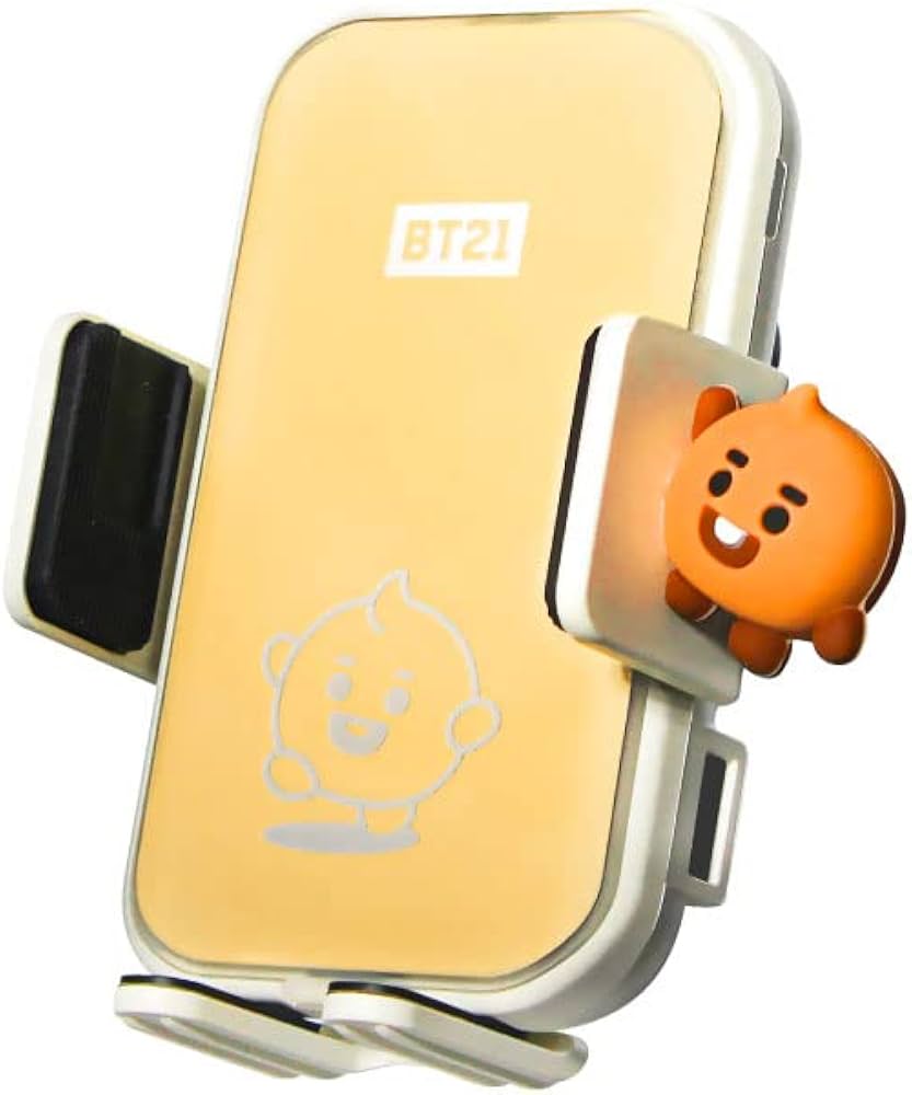 Amazon | 公式 BT21 車 ワイヤレス 高速 充電器 Car Charger スマホ