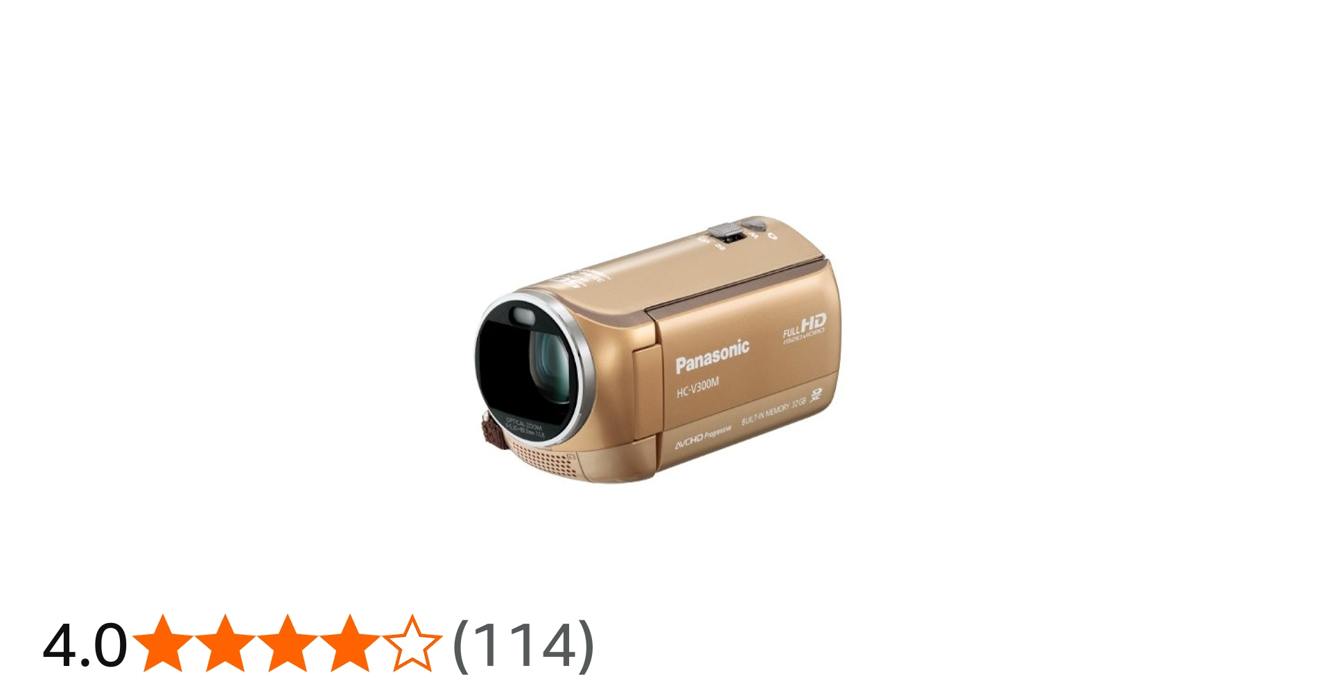 Amazon.co.jp: パナソニック デジタルハイビジョンビデオカメラ V300