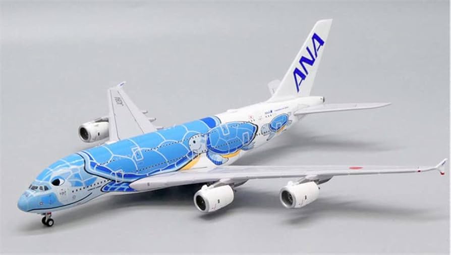 Amazon.com: JC Wings ANA Airbus A380 JA381A Flying Honu - Lani