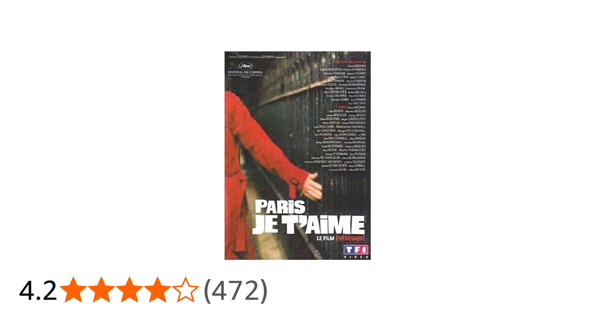 Paris je t'aime: Amazon.co.uk: Fanny Ardant, Leïla Bekhti